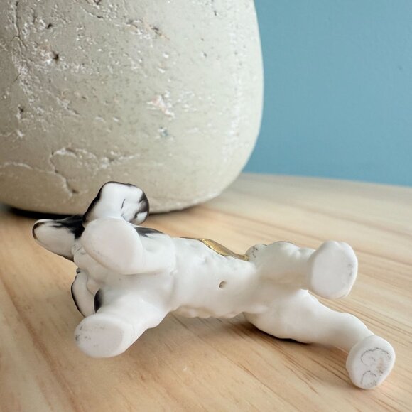 Vintage Cocker Spaniel Porcelain Figurine Japan 1.5" Tall Cute Decor - Picture 6 of 11